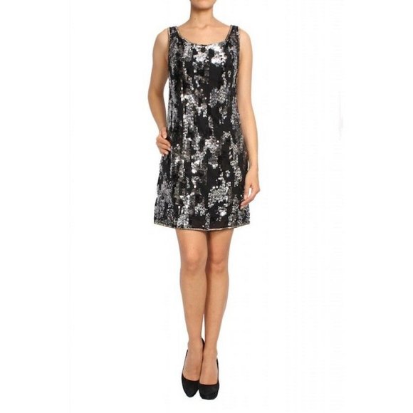 New Years party Diesel Women's D-elitop sequin black cocktail Dress Size… - Picture 3 of 9